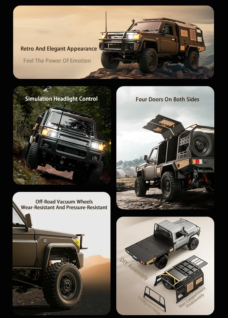 RC Crawler 1:12 Full Scale 4WD