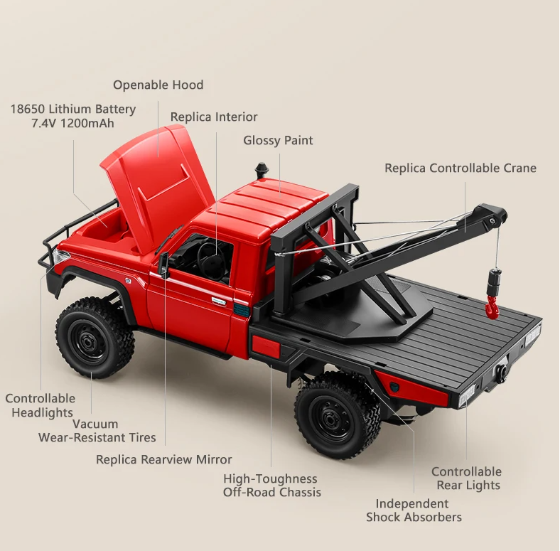 RC Crawler 1:12 Full Scale 4WD