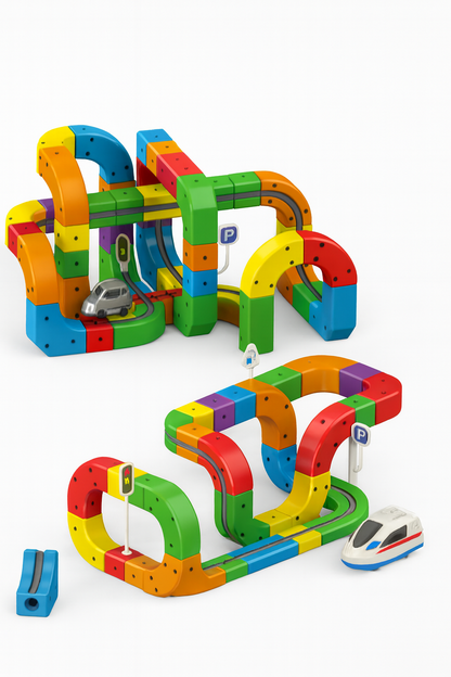Magnetic Maze Train Adventure