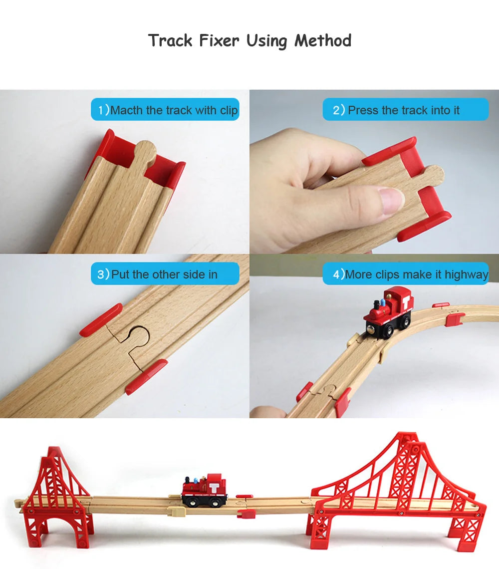 Wooden Train Tracks Accessories