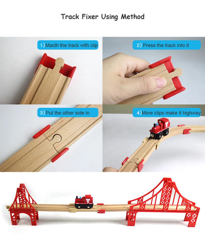 Wooden Train Tracks Accessories