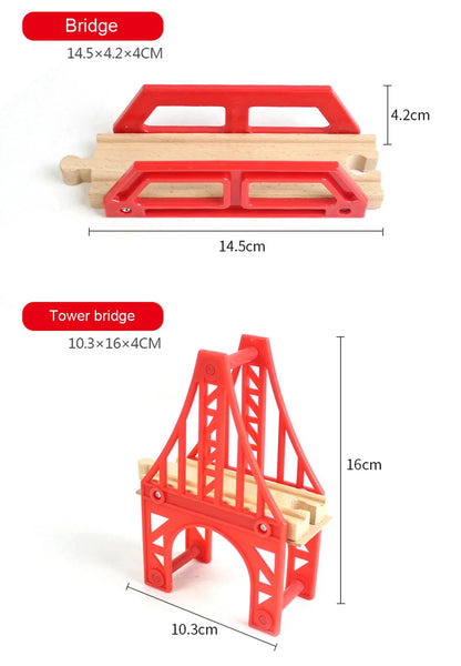 Wooden Train Tracks Accessories