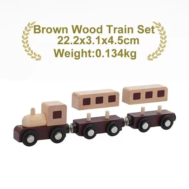 Wooden Magnetic Trains