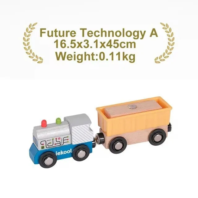 Wooden Magnetic Trains