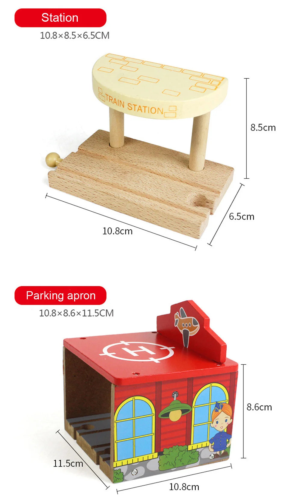 Wooden Train Tracks Accessories