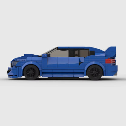 Blue Racing Car