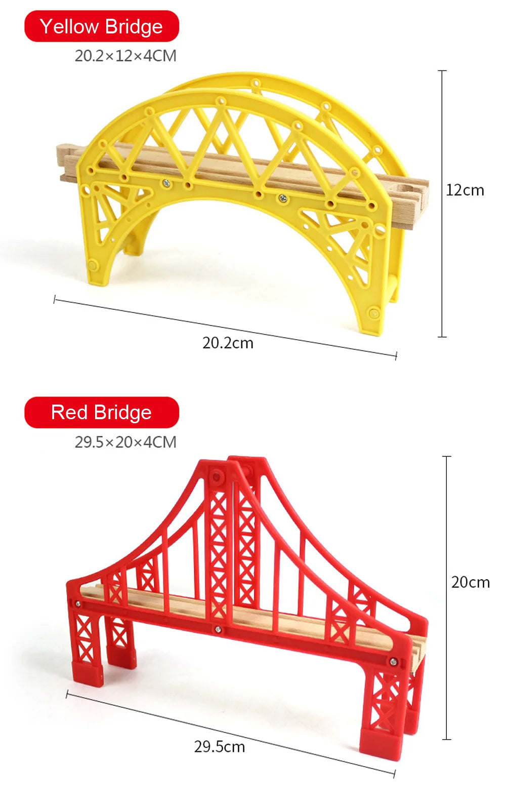 Wooden Train Tracks Accessories