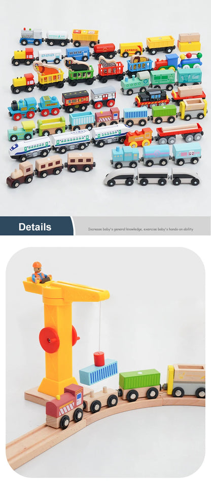 Wooden Magnetic Trains