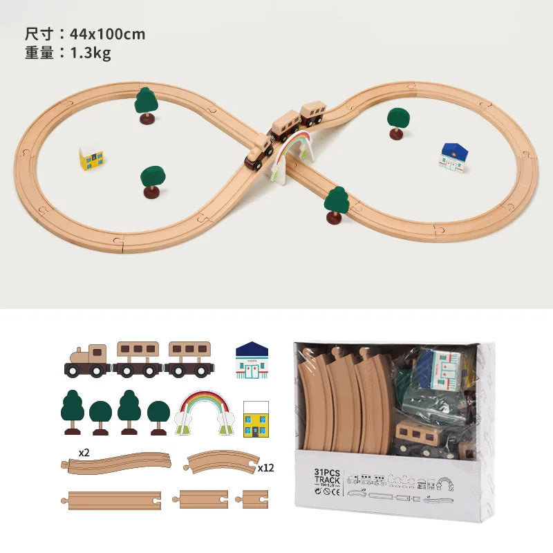 Wooden Track Set