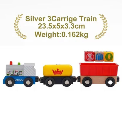 Wooden Magnetic Trains