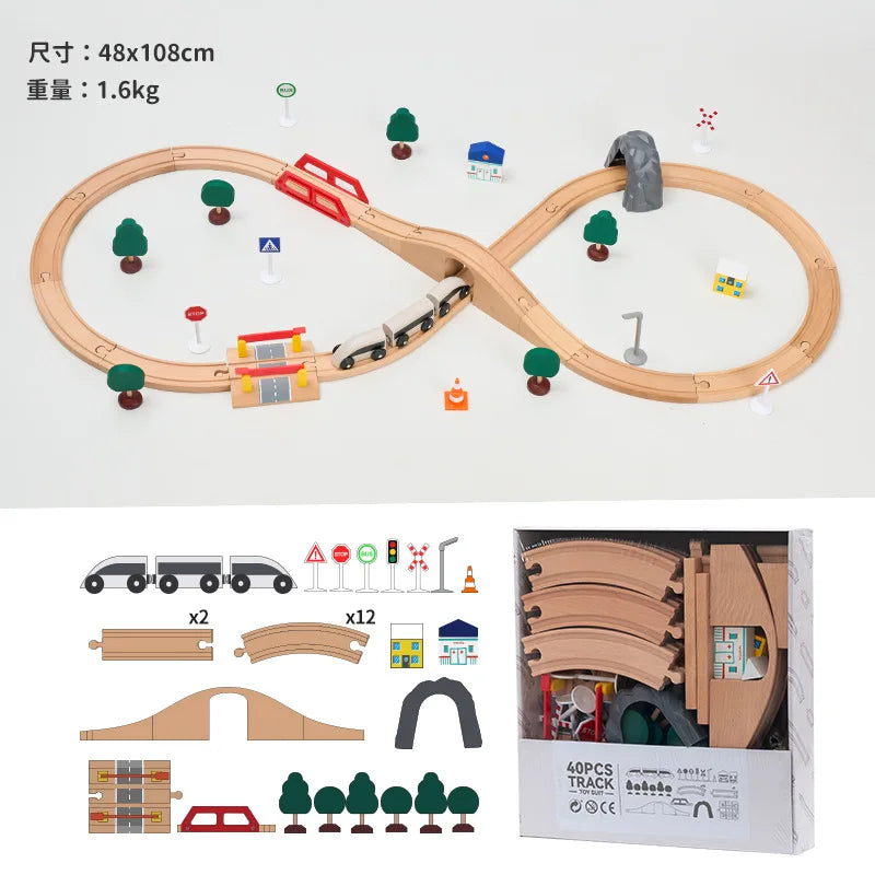 Wooden Track Set