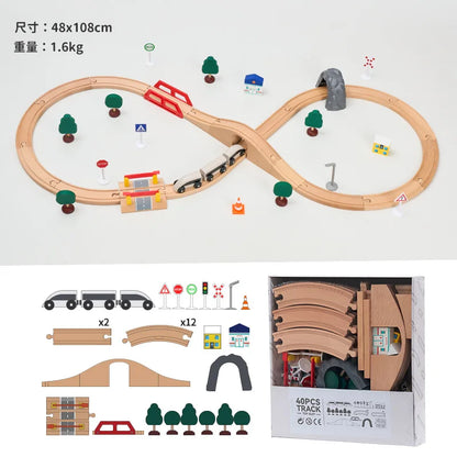 Wooden Track Set
