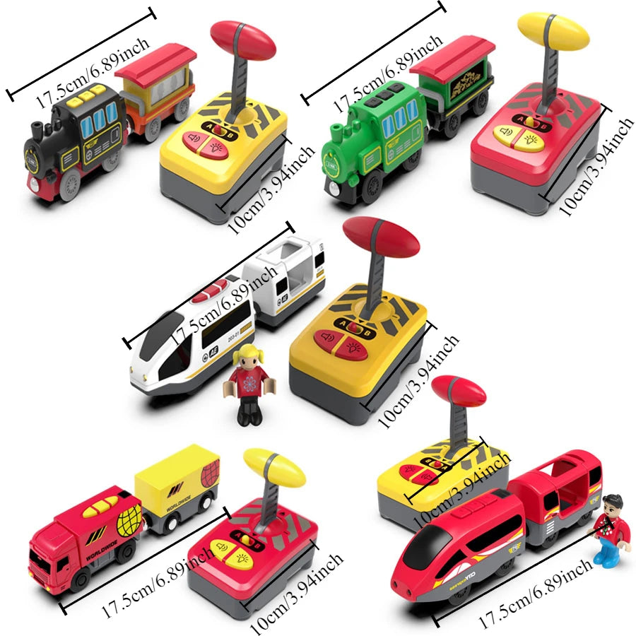 Electric Magnetic Wooden Trains