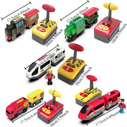 Electric Magnetic Wooden Trains