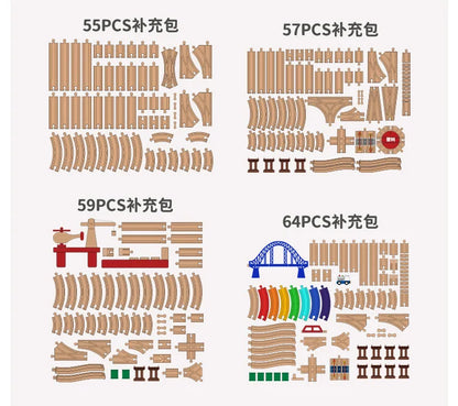 Wooden Track Set