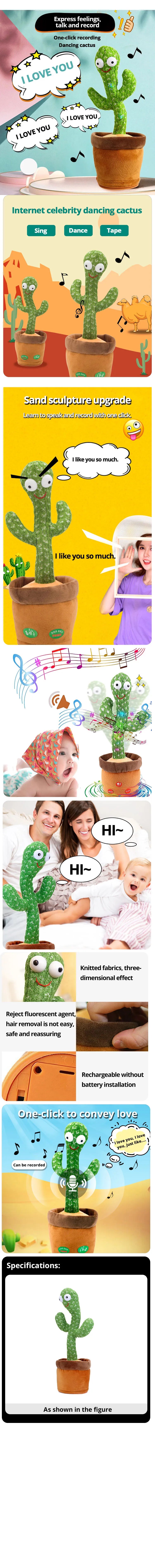 Dancing Cactus Toy