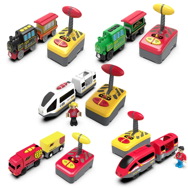 Electric Magnetic Wooden Trains