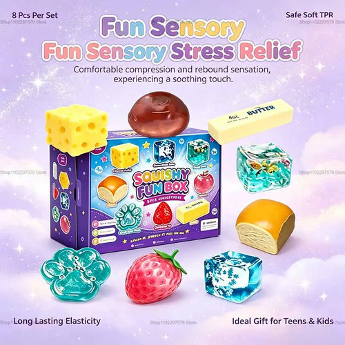 8pcs Squishy Toy