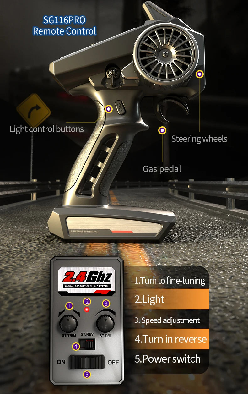 SG116MAX 80KM/H High Speed RC Car