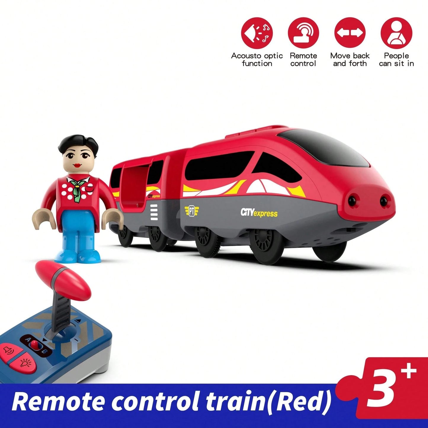 Electric Magnetic Wooden Trains