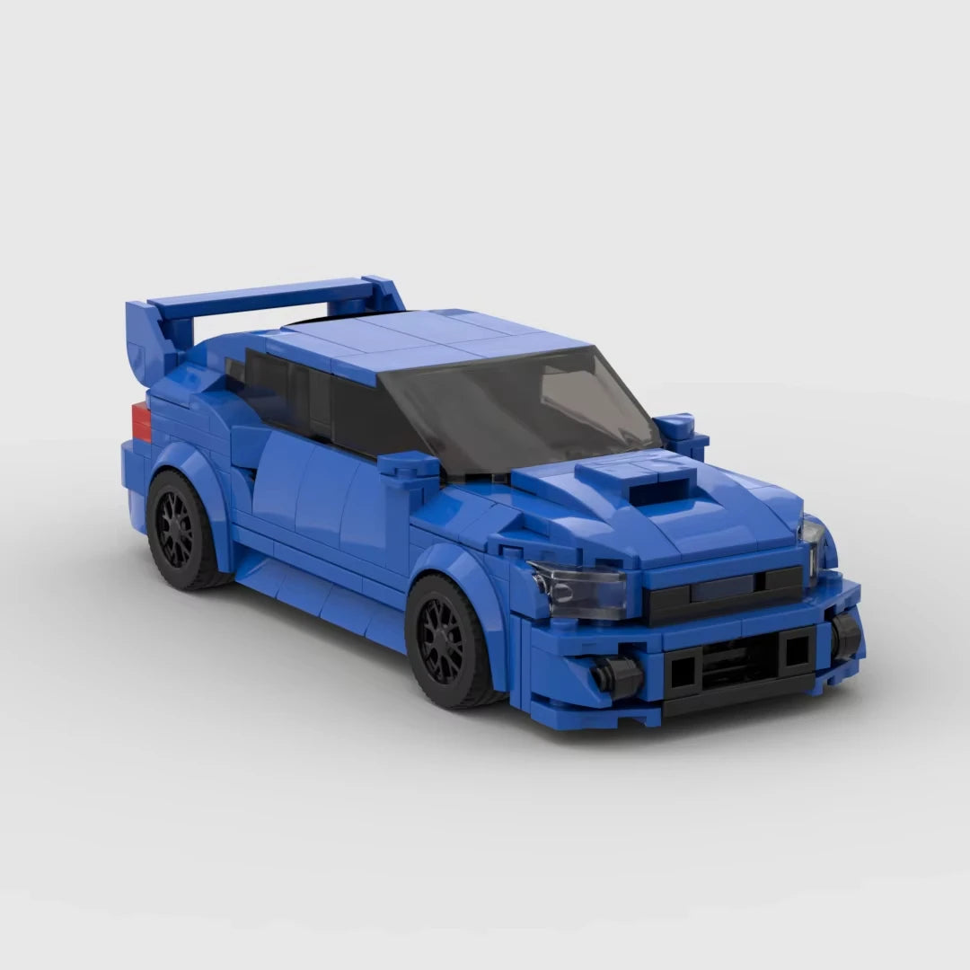 Blue Racing Car