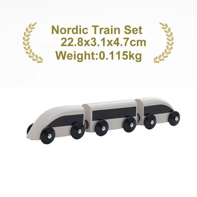 Wooden Magnetic Trains