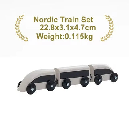 Wooden Magnetic Trains