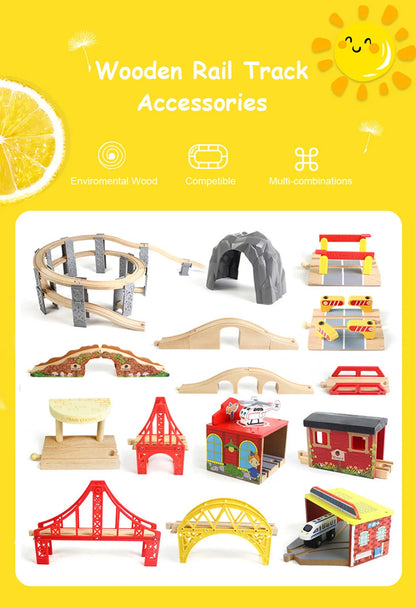 Wooden Train Tracks Accessories