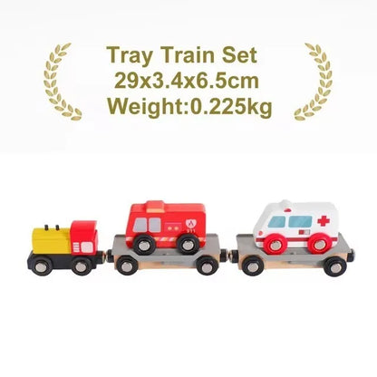 Wooden Magnetic Trains