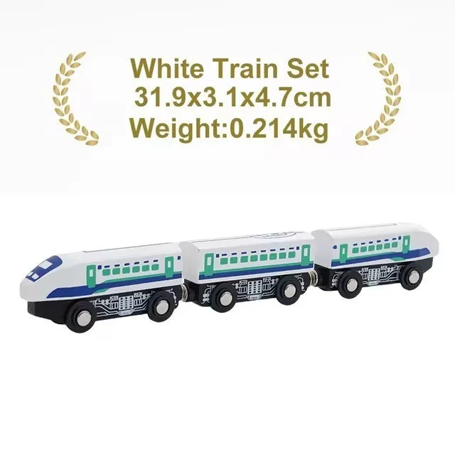 Wooden Magnetic Trains