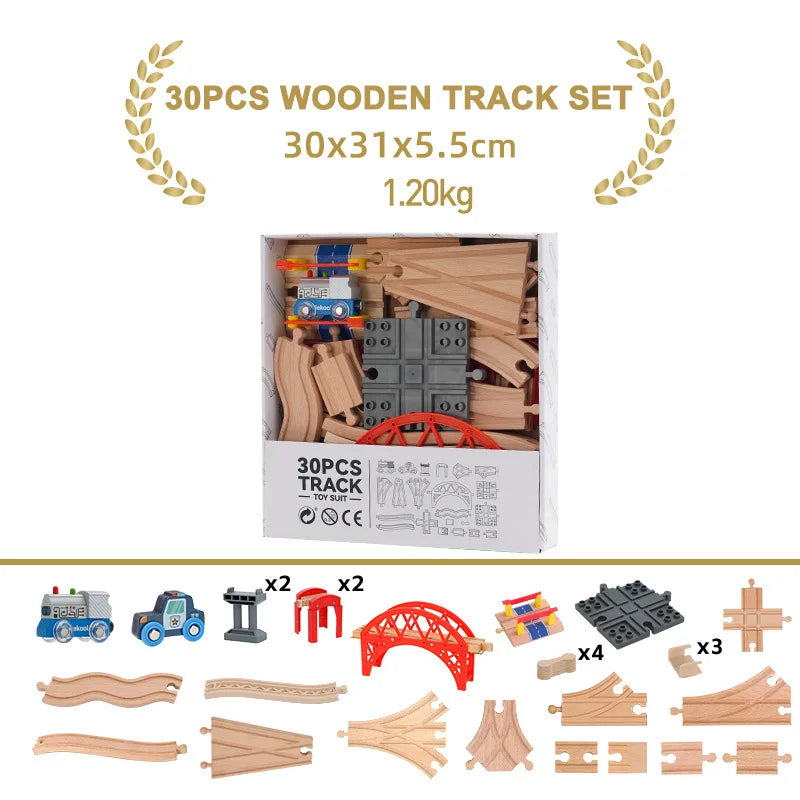 Wooden Track Set