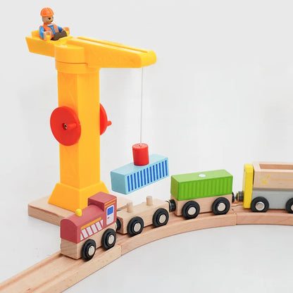 Wooden Magnetic Trains